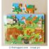 12 Pieces Wooden Jigsaw Puzzle - Fox and others