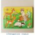12 Pieces Wooden Jigsaw Puzzle - Deer and others