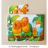 12 Pieces Wooden Jigsaw Puzzle - Parrot