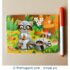 12 Pieces Wooden Jigsaw Puzzle - Racoon