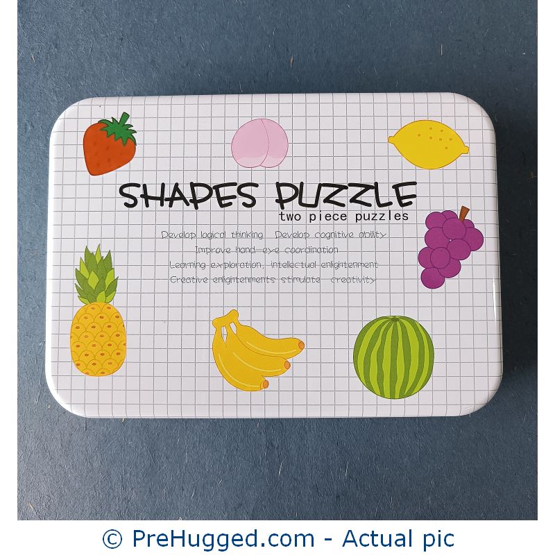2 piece Jigsaw Puzzle Box – Fruits