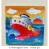 20 Pieces Wooden Jigsaw Puzzle - Steamship