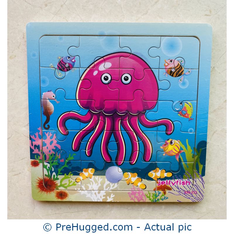 20 Pieces Wooden Jigsaw Puzzle – Jellyfish