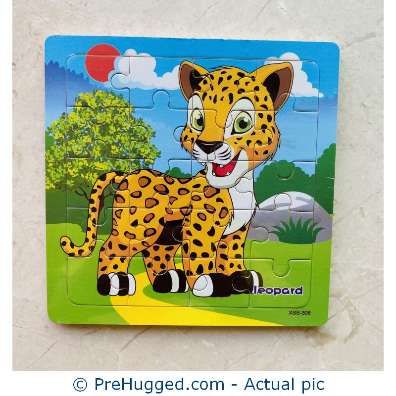 20 Pieces Wooden Jigsaw Puzzle – Leopard