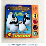 Oh Look a Button! (Penguins of Madagascar) Board book