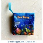 TEYTOY Fabric Baby Cloth Crinkle Soft Books - Sea World