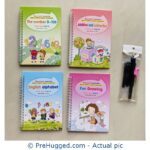 Magic Practice Copybook (4 BOOK + 8 REFILL + 1 pen + 1 grip)