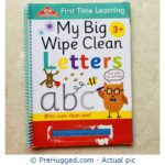 FirstTime Learning: My Big Wipe Clean Letters: Spiral Bound