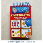 Brain Games Kids Kindergarten Write-And-Erase Activity Cards