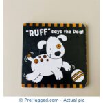 RUFF says the Dog - Black and white book
