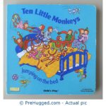 Ten Little Monkeys Jumping on the bed - Board Book