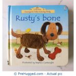 Usborne Farmyard Tales Touchy-feely Rusty's Bone - PreHugged Children’s Book
