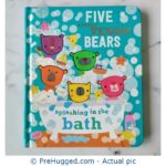Five Little Teddy Bearssoap Splashing In The Bath - PreHugged Children’s Book