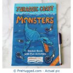 Jurassic Coast Monsters: Sticker Book with Fun Activities. - PreHugged Children's Book