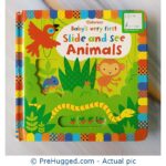 Usborne Baby's Very First Slide And See Animals - PreHugged Children's Book