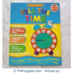 Tell The Time Write And Wipe Activity Book - PreHugged Children's Book