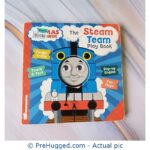 The Steam Team Play Book With Finger Trails, Touch & Feel, Pop-Up Engine, Fun Flaps - PreHugged Children's Book