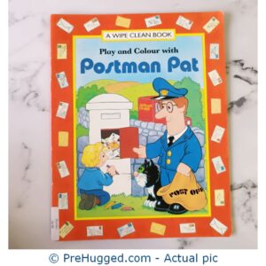 A Wipe Clean Book Play And Colour With Postman Pat - PreHugged Children's Book