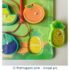 3 in 1 Wooden Chunky Puzzle - Fruits