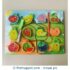 3 in 1 Wooden Chunky Puzzle - Fruits