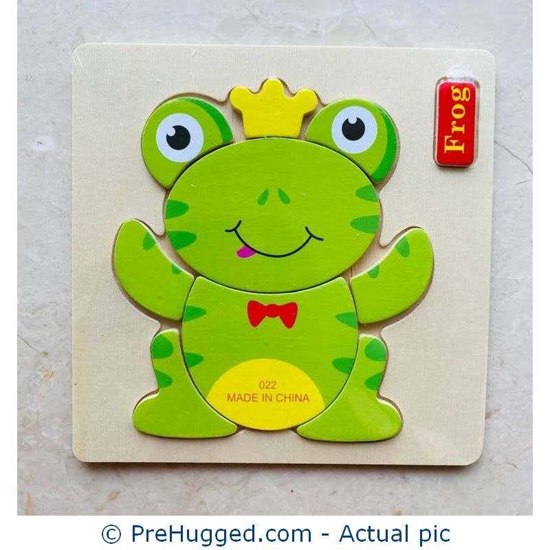 3D Puzzle Wooden Tray – Frog