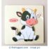 3D Puzzle Wooden Tray - Cow