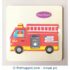 3D Puzzle Wooden Tray - Fire Truck