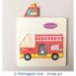 3D Puzzle Wooden Tray - Fire Truck