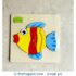 3D Puzzle Wooden Tray - Fish