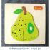 3D Puzzle Wooden Tray - Pear
