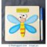 3D Puzzle Wooden Tray - Dragonfly