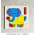 3D Puzzle Wooden Tray - Elephant