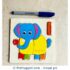 3D Puzzle Wooden Tray - Elephant