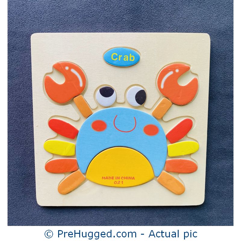 3D Puzzle Wooden Tray – Crab