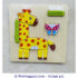 3D Puzzle Wooden Tray - Giraffe
