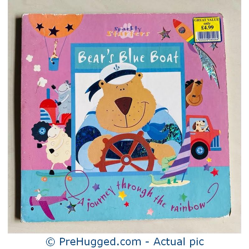Bear’s Blue Boat – A Journey Through the Rainbow – Sparkly Starters Board book