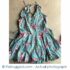 Buy preloved Blue floral dress halter neck