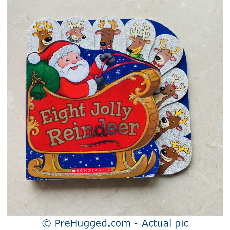 Eight Jolly Reindeer Board book