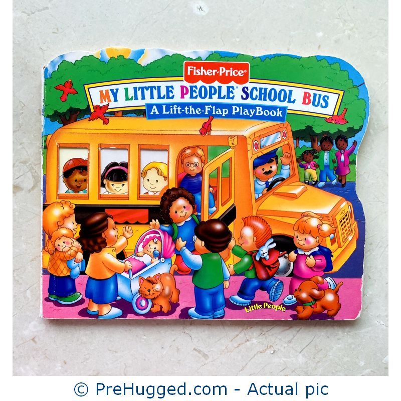 My Little People School Bus : a Lift-the Flap Playbook Board book