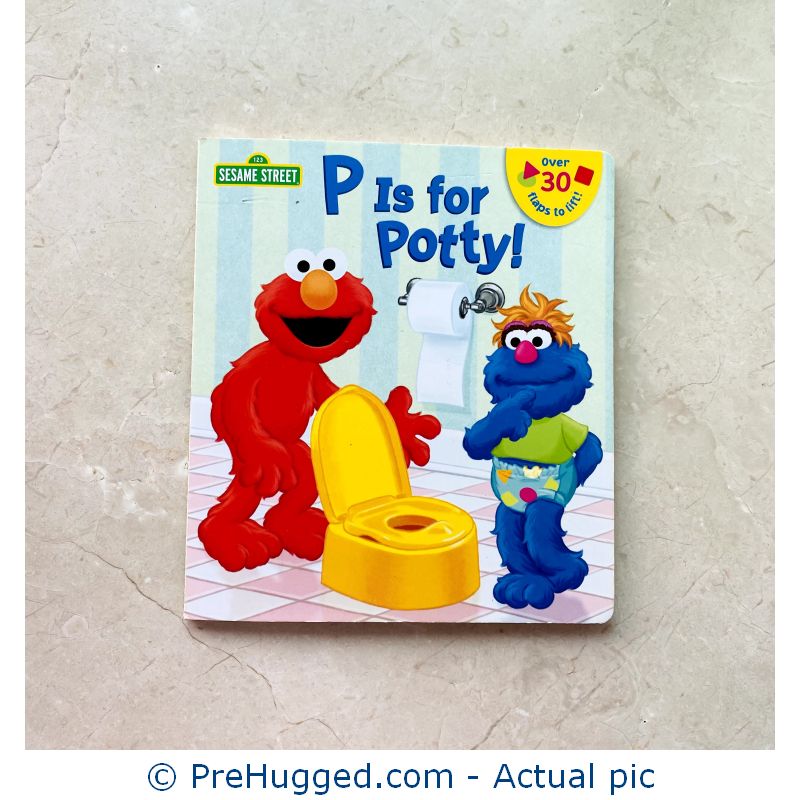 P is for Potty! (Sesame Street) (Lift-the-Flap) Board book, Lift the flap