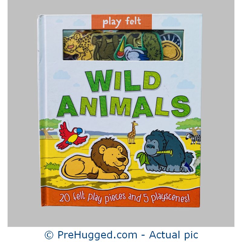Soft Felt Play Books: Wild Animals