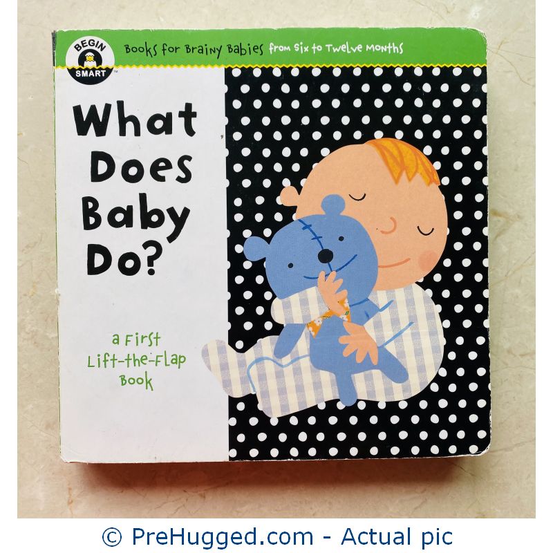 Begin Smart What Does Baby Do?: A First Lift-the-Flap Book Board book