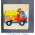 Wooden Chunky Jigsaw Puzzle Tray - Fire Engine