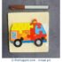 Wooden Chunky Jigsaw Puzzle Tray - Fire Engine