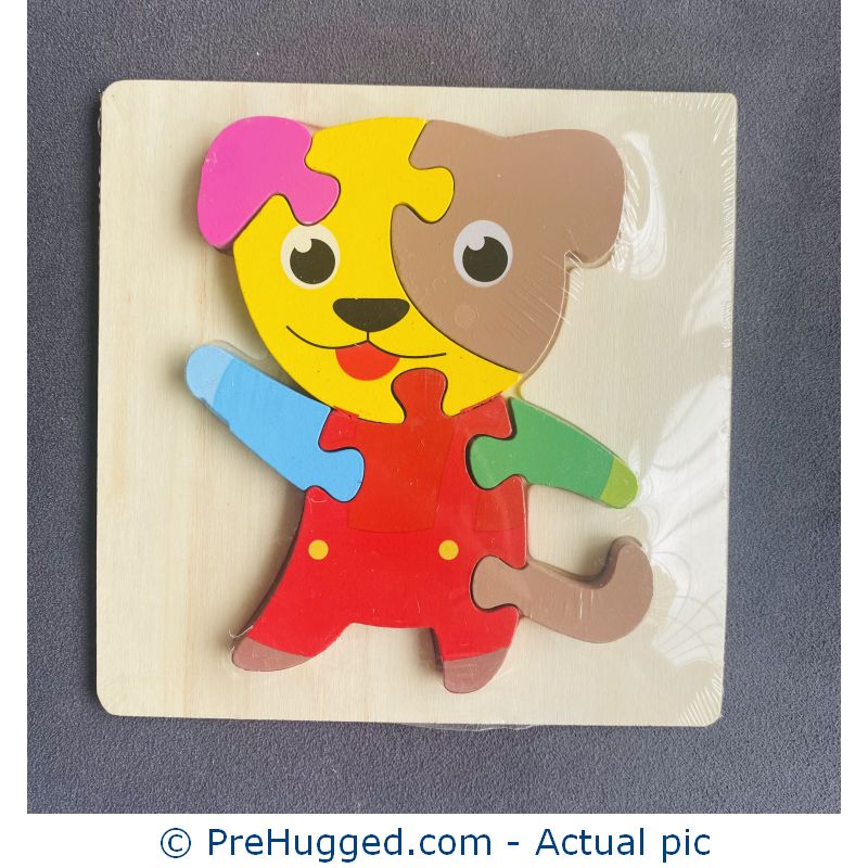 Wooden Chunky Jigsaw Puzzle Tray – Puppy