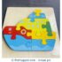 Wooden Chunky Jigsaw Puzzle Tray - Ship