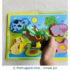 Wooden Farm Animals and Birds Chunky Puzzle