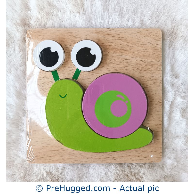 Green Snail Chunky Puzzle