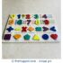 Wooden Chunky Puzzle - Numbers with Pictures