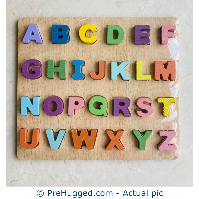 Buy Wooden Chunky Puzzle - Alphabet / Capital Letter - PreHugged.com